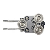 Upgrade Stainless Steel CW Morse Key Portable Telegraph Key Paddle Key With Magnetic Base For Radio Users
