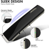 PRITECH Professional Electric Hair Clippers for Men and Family Cordless with Ceramic Stainless Steel Blade and 4 Guide Combs