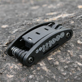 16 in 1 Bicycle Repair Tools Kit Mountain Bike Folding Multitool with Hexagon Wrench Socket Screwdriver Riding Cycling Equipment