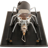 Jeebel Camp Vegetable Tanned Leather Pedestal Pad/Gas Cylinder Cover For SOTO ST310 Stove Handmade