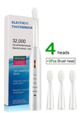 Smart Sonic Toothbrush Adults Electric Toothbrush USB Rechargeable 4 8 Tooth Brush Heads Oral Nozzle For Toothbrush Dental Sound