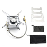Outdoor Portable Camping Picnic Stove Durable Metal Gas Stove Camping Cooking Outdoor Stove