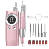 Electric Nail Drill 45000RPM Portable Cordless Nail File Machine For Acrylic Gel Nails Manicure Pedicure Polishing Shape Tools