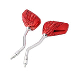 2 Pieces Full Angle Adjustment Electric Car Rearview Mirror Reversing Mirror Skull Claw Motorcycle Rearview Mirror