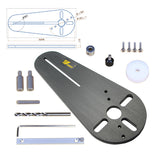 NEW Circle Cutting Jig for Bosch Makita Electric Hand Trimmer Wood Router Woodworking Milling Circle Milling Groove