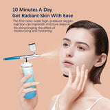 USB Airbrush Set Facial Water Oxygen Injector Machine Compressor Skin Mouisture Nano Multi-Function Makeup Paint Art Sprayer