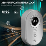 Home Air Purifier Car Deodoriser USB Air Purifier Wall Mounted Air Purifier Air Purifying Machine LED Display Countdown Feature