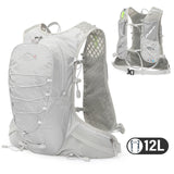 12L Ultralight Cycling Hydration Backpack Lightweight Riding Vest Pack Backpack for Outdoor Running Camping Hike Mountaineering