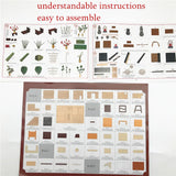 Japanese Style Grocery Store 3D Wooden Dollhouse Miniaturas with Furnitures DIY doll house kit toy for Children Brithday gift