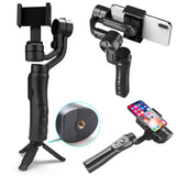 Smart Gimbal Stabilizer 3 Axis Bluetooth Handheld Stabilizer Adjustable Selfie Holder Stabilizer For Gopro Camera Smartphones