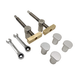 Woodworking Desktop Clip Adjustable Clamp W/ Bench Dog Holes Stop Fast Fixed Clip Quick Fixture Clamping Tool Kit WorkBench Tool