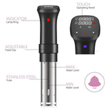 1100W 20L Vacuum Slow Sous Vide Food Cooker LCD Digital Powerful Immersion Circulator Stainless Steel Machine EU Plug