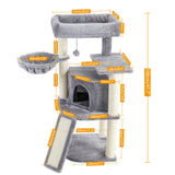 Cat Climbing Toy Cat House Kitten Climbing Frame Cat Tree Playing Training For Fun Cat Scratching Post