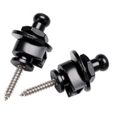 Guitar Straps Lock Set,4Pcs Guitar Strap Locks Guitar Strap Button Locks with Easy Remove Screw Release Straplocks