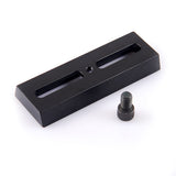 12CM Astronomical telescopeDovetail Plate The Middle Slot Can Be Directly Passed Through 3/8 M10  Screw Bottom edge 44MM S8170