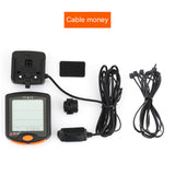 Cycling Bike Computer Rainproof Wireless Bicycle Speedometer Odometer Stopwatch Universal Mini Cycling Speed Sensor LCD Screen