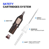Tattoo Kit Motor Pen Machine Gun Power Supply Needles Power Supply Professional Tattoo Rotary Pen Machine Set EU