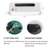 Food Vacuum Sealer Packing Sealing Machine Including 15Pcs Bags and Vacuum Bag Packaging Rolls