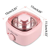 500Cc Mini Wax Warmer Heater Electric Hands Spa Hair Removal Depilatory Melting Wax Machine Pot Temperature Control
