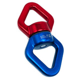 30KN Universal Ring Gimbal Ring Rotary Connector Rotational Hammock Swing Spinner Rope Swivel Connector