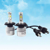 2pcs Headlight Bulbs Functional Waterproof CSP Chips Useful H4 LED Auto Bulb for Car