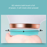5 In1 Electric Bath Brush Non-slip Cleaning Exfoliation Massage Shower Bathroom Brush Scrub Skin Back Body Massage Health Care
