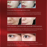 5In1 Electric Ultrasonic Eye Face Massager RF EMS Anti-Ageing Wrinkle Dark Circle Removal MF VR Face Lifting Whitening Skin Care