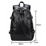 High Quality Women Men Travel Bag PU Leather Sports Bag Waterproof PU Leather Bag With USB Charging Port Computer Outdoor Bags