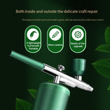 USB Airbrush Kit Nano Airbrush Compressor Handheld Airbrush Gun for Crafts Makeup Tattoo Painting High Pressure Oxygen Injector