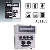 Mini Portable Microphone Audio Mixer with USB DJ Sound Mixing Home Amplifier Console for Karaoke