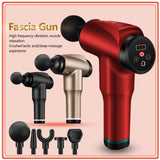 Electric Full Body Head Massager, Impact Muscle Massager, Physiotherapy Massage Gun, Neck And Back Relaxing Massager, Massager