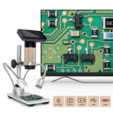 Andonstar ADSM201 HDMI Output Digital Microscope Long Object Distance Lens for Material Inspection, Electronic Repairing