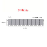 8/9/10 Plates Foldable Windshield Outdoor Camping Cooker BBQ Gas Stove Wind Shield Screen Picnic Wind Screen Hot Sale