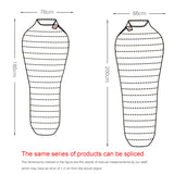 Ultra-Light Adult Outdoor Camping Down Sleeping Bag Nylon Mummy Three Season Goose Down Sleeping Bag