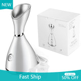 Facial Steamer Nano Ionic Face Sprayer SPA Salon Skin Care Machine for Home Face Sauna Spa Sinuses Cleansing Pores Dropshipping