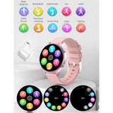 ECG Aluminium Alloy Smart Watch Men Full Round Full Touch Screen IP68 Waterproof Heart Rate Women Smartwatch For Xiaomi GTS DK18