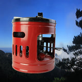 Handy Outdoor Portable Heaters Stove 10 Wicks Mini Handy Camping Heater For Outdoor Back Camping Picnic Burner Furnace