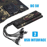 Outdoor Solar Panel Folding Monocrystalline Silicon Solar Cells Emergency Charger Special Charging Board for Travel Camping