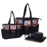 5 Pcs/Set Diaper Bag For Mommy Baby Care High Capacity Maternity Mother Bag Newborn Toddlers Mummy Changing Nappy Hobos