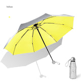 8 Ribs Pocket Mini Umbrella Anti UV Paraguas Sun Umbrella Rain Windproof Light Folding Portable Umbrellas for Women Men Children
