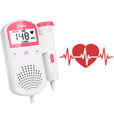 Portable Fetal Doppler Prenatal Baby Heart Rate Detector Pregnant Women Heart Rate Meter No Radiation Stethoscope Doppler Fetal