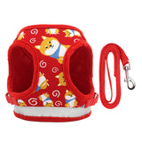 Nylon Dog harness Vest Adjustable Reflective with 1.5m Dog leash for small large Cats Dogs Chihuahua Husky Dog Training Supplies