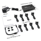 Ammoon Guitar Effect Power Supply 8 Isolated DC Outputs Guitar Effect Pedal for 9V/18V Guitar Pedal Guitar Accessories Hot!