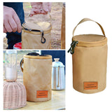 Cooking Gas Cylinder Cover Outdoor Camping Lantern Storage Protective Pouch Canister Fuel Cylinder Storage Bag