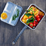 Aluminum Camping Cookware, Portable Lunch Box, Camping Pan for Outdoor Camping Hiking Picnic BBQ Beach