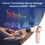 Muscle Massage Gun Mini Body Massage Usb Charging Gun Massage Relaxation Muscle 3heads Foldable MG47210