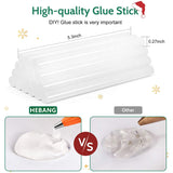 20W Heating Hot Melt Glue Gun 30pcs Melt Glue Sticks For Kids School DIY Arts Crafts Projects Home Quick Repairs Power Tools