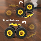 RC Car Stunt Elasticity Sponge Remote Control Car Tire Big Foot Flip 360 Degree Rotation Climbing Anti-collsion Electric Toy Boy