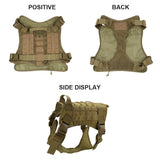 Military Tactical Dog Harness K9 For Large Medium Dogs German Shepherd working training Hunting vest harnesses dog accessories