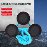 Glass Suction Cup Heavy Duty Vacuum Panel Lifter Glass Sucker with Thick Large Rubber Pad for Lifting Moving Glass Ceramic Tiles